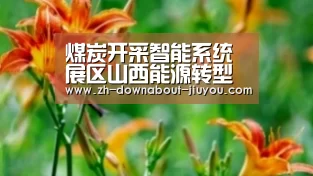 煤炭开采智能系统展区山西能源转型发展多元探路‘九游官网下载’(图1) 九游游戏中心官网